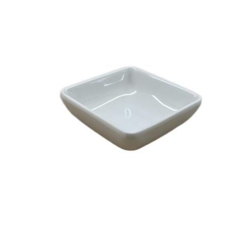 White mel - ciotolina quadrata porta salsa 3 7.5 x 7.5 x 2.7cm - immagine 1