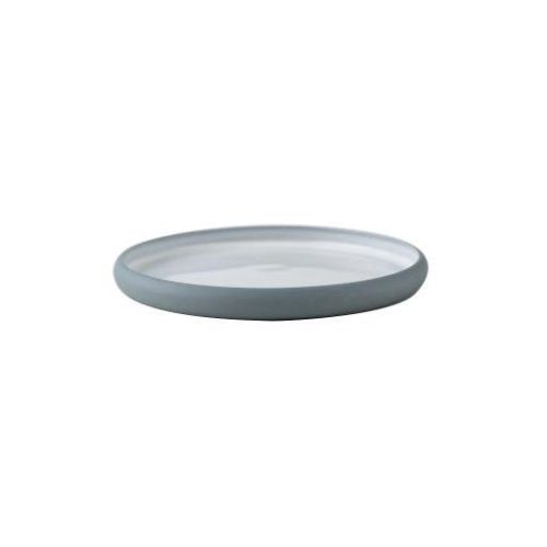 Piatto grigio tondo 21 x 21 x 2 - immagine 1