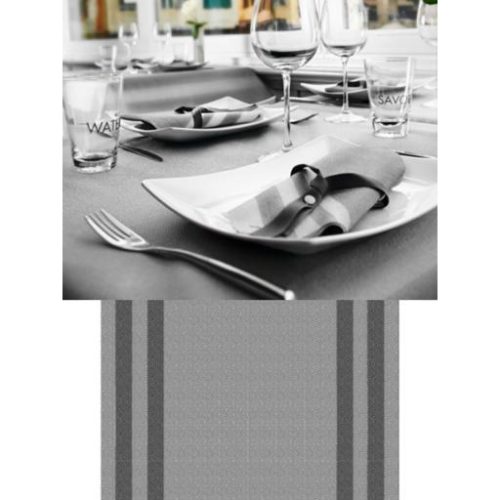 Tovaglie tessuto tweed nero 100 x 100 - immagine 1