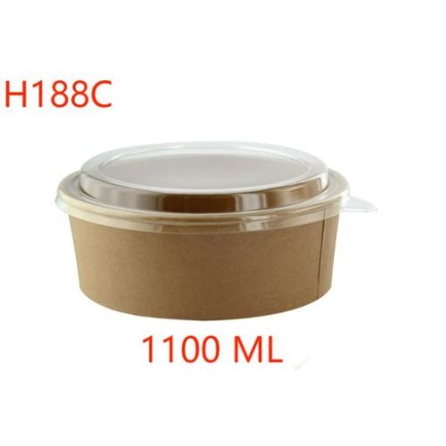 Contenitori carta termico + corpechio ops165 1100ml 300pz cairoli - immagine 1