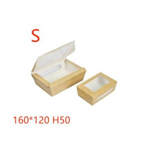 Box termici carta rettangolo s con 2 finestre 160x120 h50 200pz - immagine 1