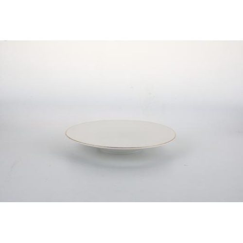 Piatto bianco/oro a cappello 8.5 21cm - immagine 1