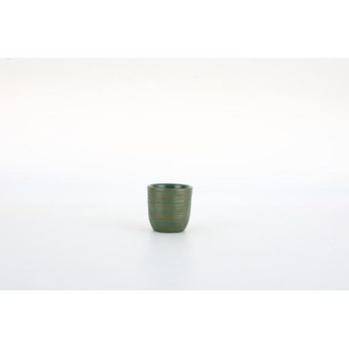 Bicchiere verde/oro 4.7cm - immagine 1