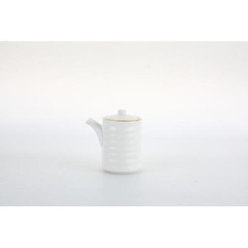 Bottiglia bianco/oro per salsa 9.5 x 6.5cm - immagine 1