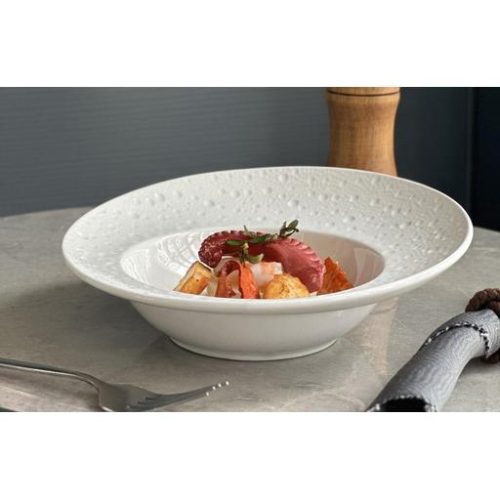 Piatto bianco 25.5cm x 16cm x 7.8cm - immagine 1