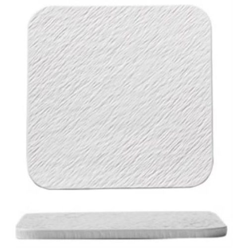 Piatto piano rettangolare con motivo a pietra 9inc 23cm x 15cm x 1cm - immagine 1