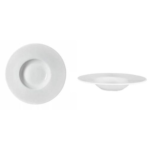Piatto cappello del prete bianco 12.5inc 42cm x 6cm x 16cm - immagine 1