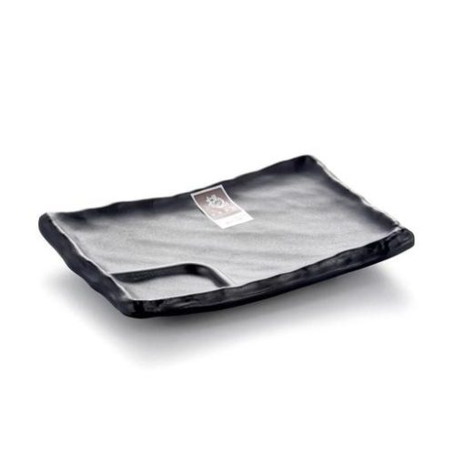 Mel piatto nero 17.5 x 11.6 x 2.1 - immagine 1