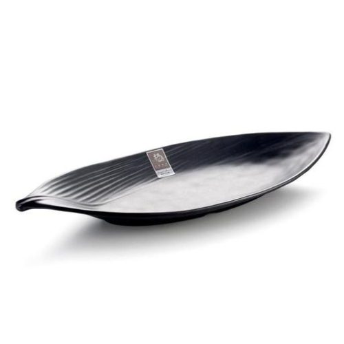 Mel piatto a foglia nero 37 x 15.8 x 4.7 - immagine 1